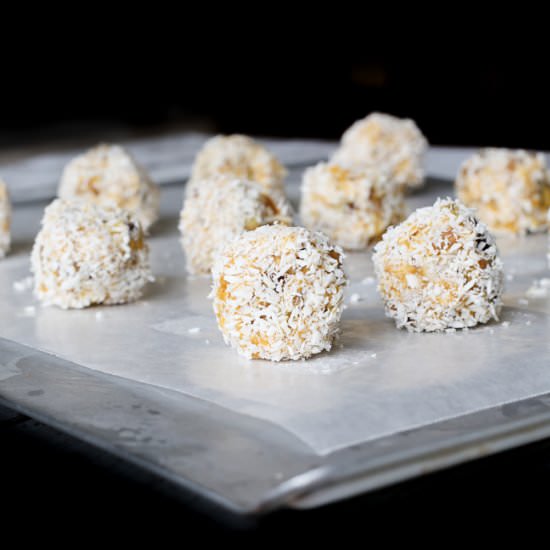 No Bake Pumpkin Oat Energy Bites