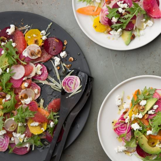 Shaved Root Vegetable Salad