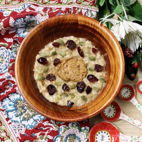 Maple Spice Oatmeal Bowl