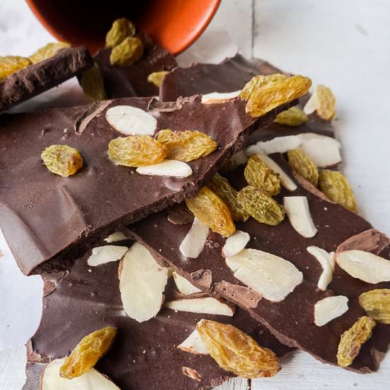 Fruit and Nut Chocolate Bark