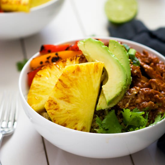 Hawaiian Pork Burrito Bowls