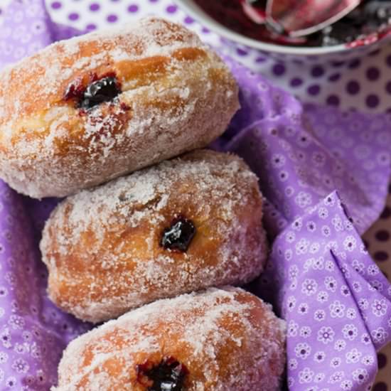 Blackberry Berliners