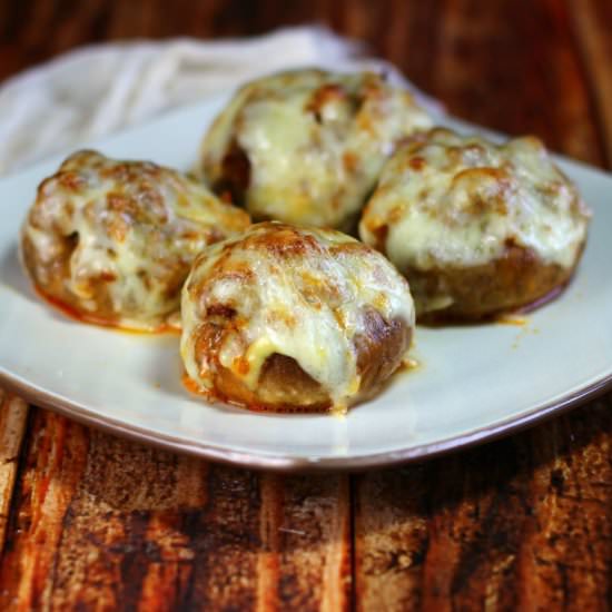 Chorizo and Gouda Stuffed Mushrooms