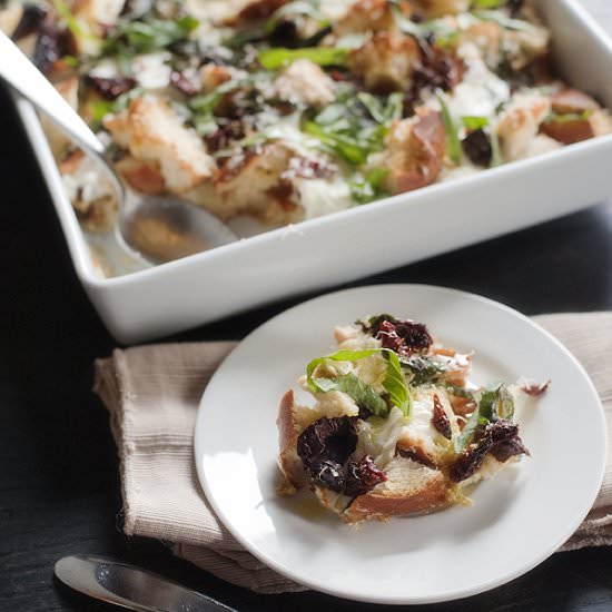 Tomato Basil Strata