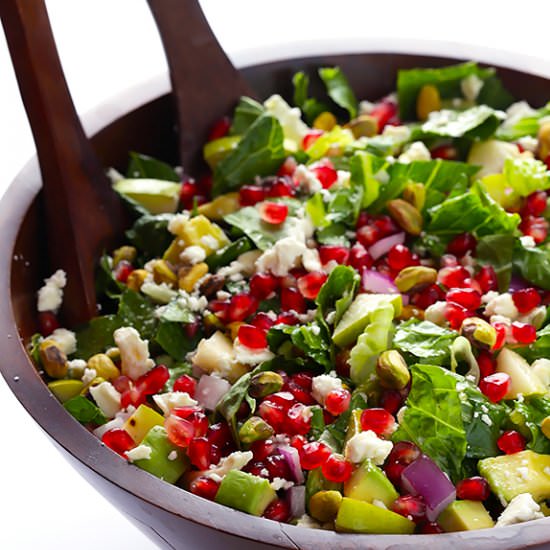 Pomegranate, Pear & Avocado Salad
