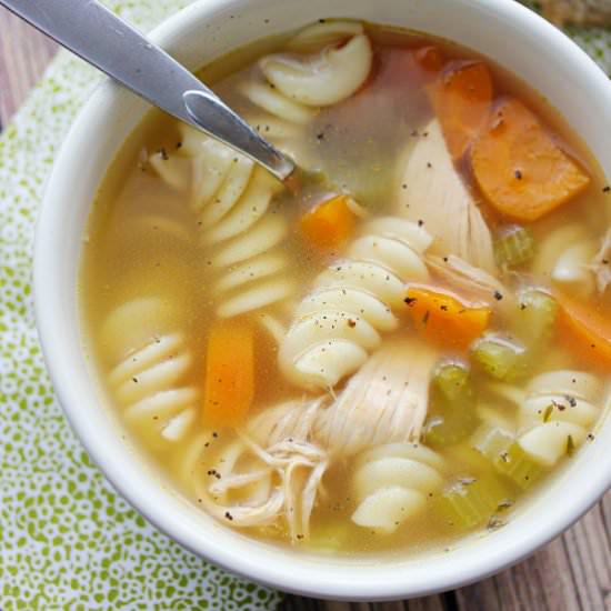 Homemade Chicken Noodle Soup