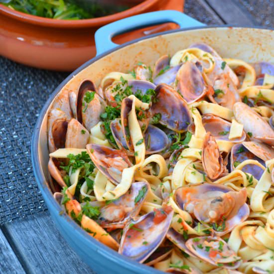 Seafood pasta