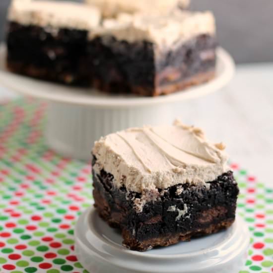 Biscoff Gingersnap Brownies