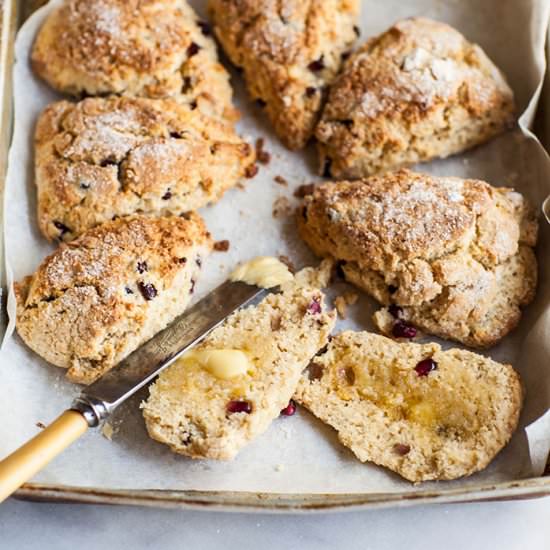 Pomegranate Scones