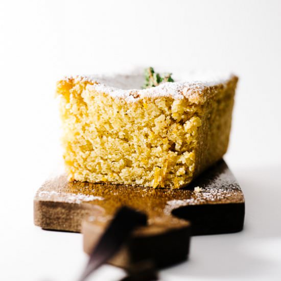 Flourless Meyer Lemon Almond Loaf