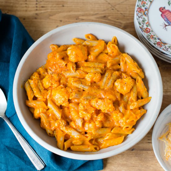 Penne with Butternut Squash Sauce