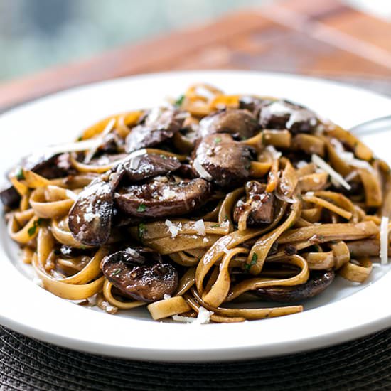 Balsamic Mushroom Pasta