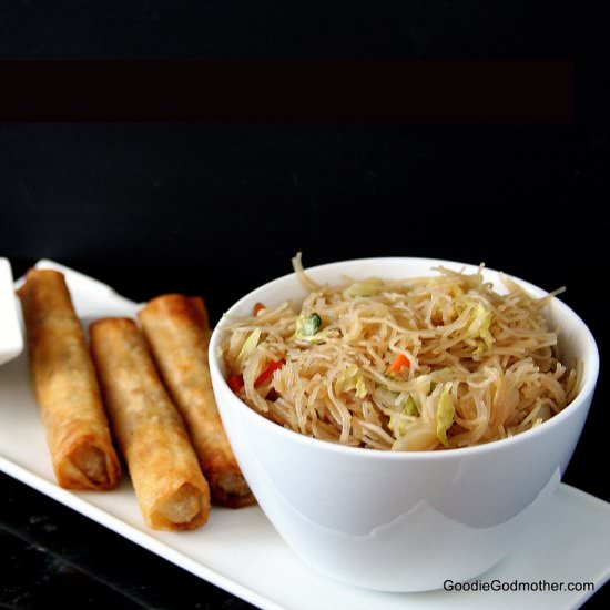 Turkey Lumpia & Vegetable Pancit