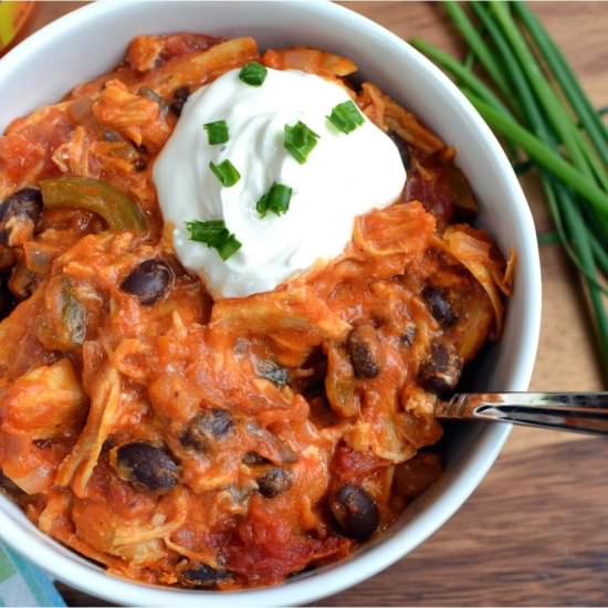 Buffalo Chicken Chili