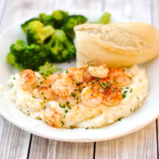 Garlic Parmesan Cheese Grits