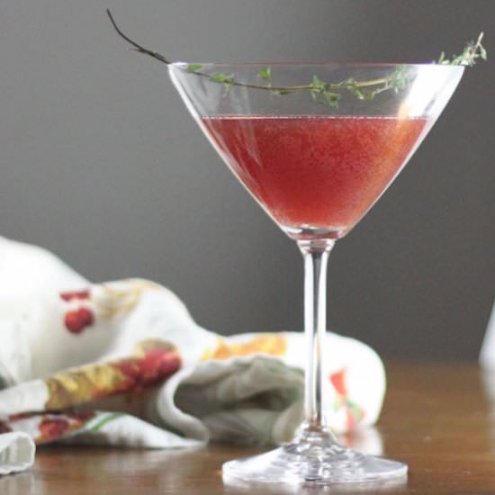 Pomegranate Spice Martini