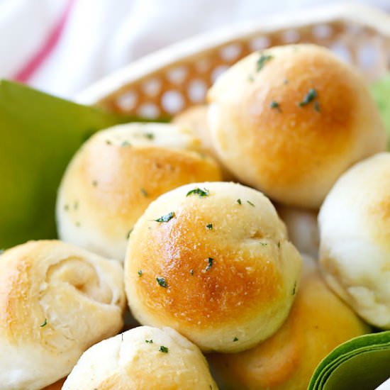 Garlic Herb Cheese Bombs