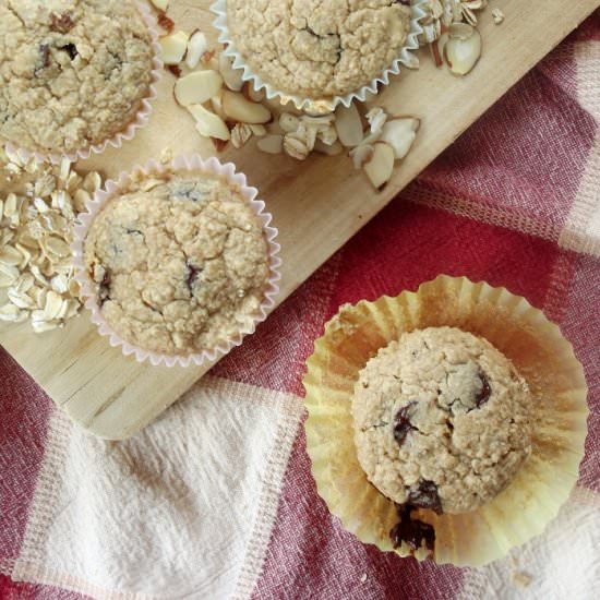 Oatmeal Chocolate Chip Muffins
