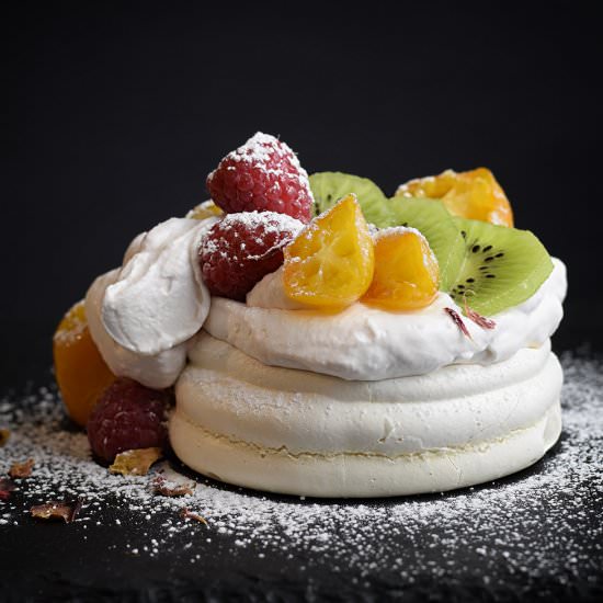 Rose Scented Fruit Pavlovas