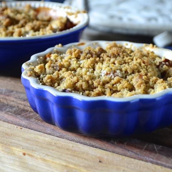 Peach & Ginger Crisps