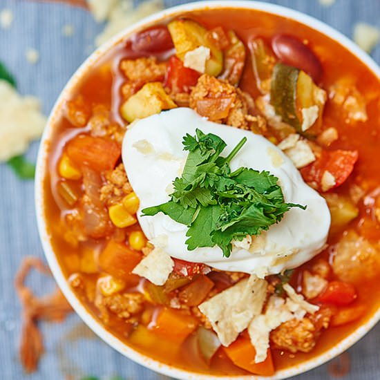 Turkey and Vegetable Chili