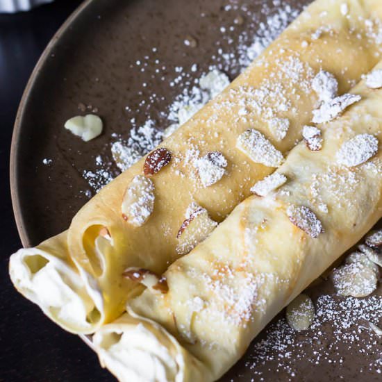 Vanilla Mascarpone Crêpes