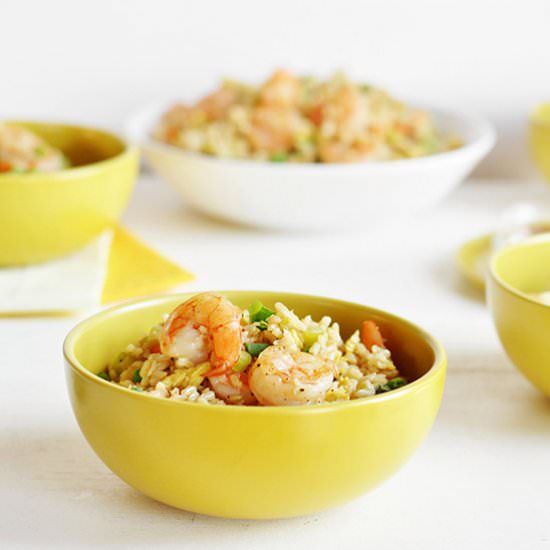 Healthy Shrimp Fried Rice