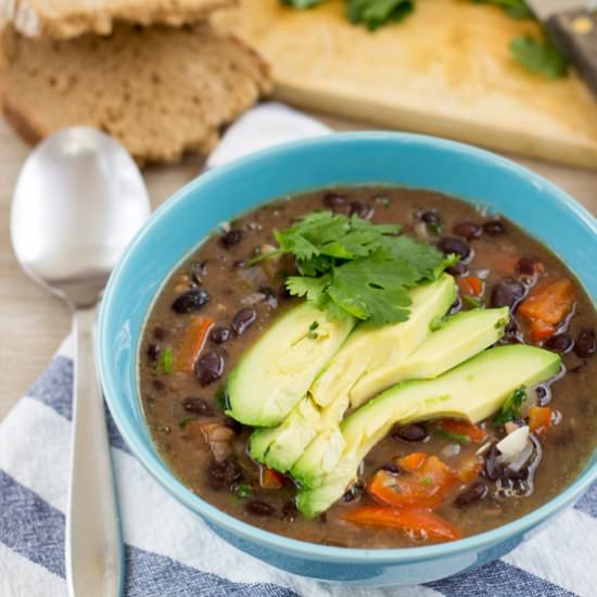 Spicy Black Bean Soup