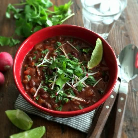 Wild Rice Cranberry Chili