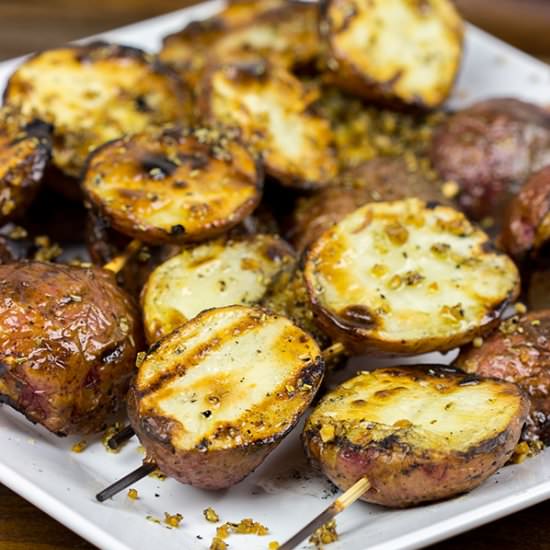 Grilled Rosemary & Garlic Potatoes