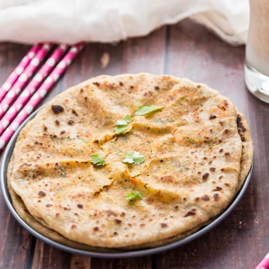 Broccoli Carrot Paratha