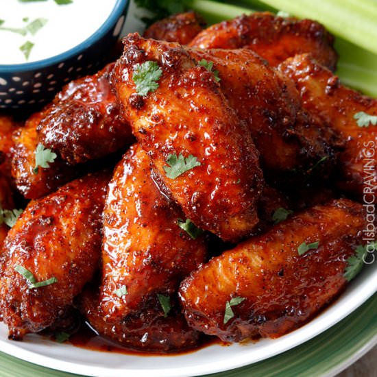 Sticky Honey Buffalo Hot Wings