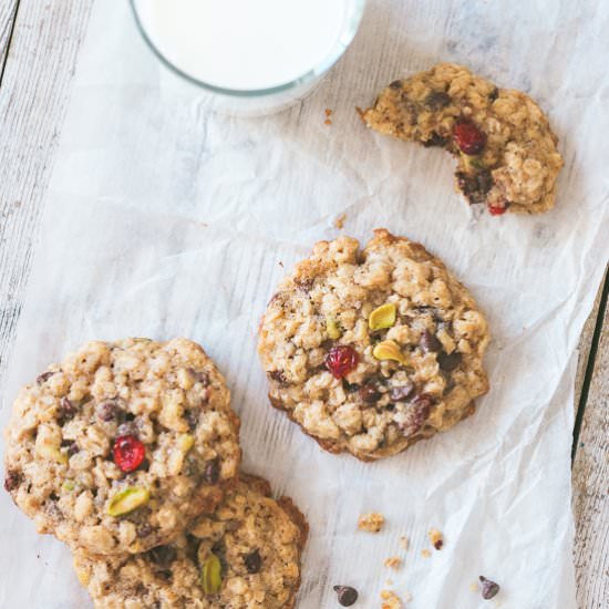 Chewy Oatmeal Cookies