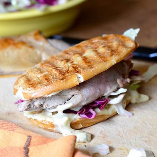 Duck Sandwich with Mustard Aioli