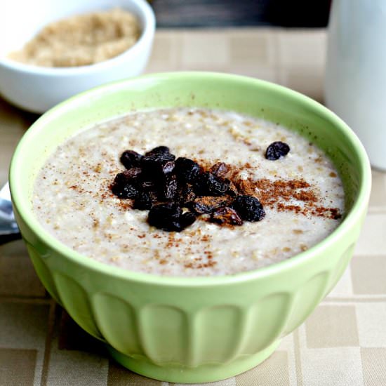Brown Sugar Steel Cut Oats