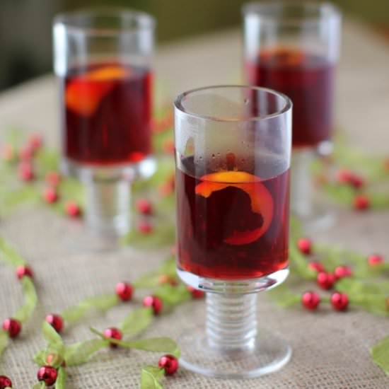 Cranberry Mulled Wine
