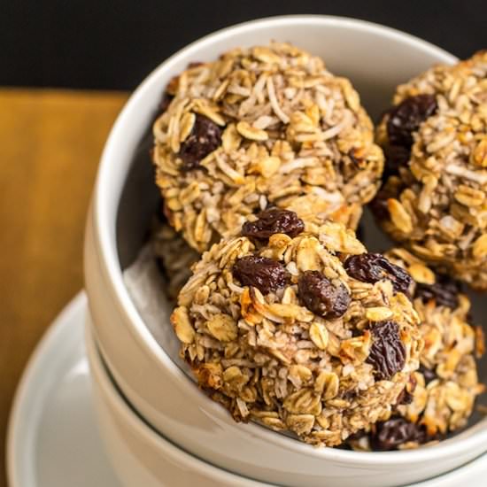 Flourless Vegan Breakfast Cookies