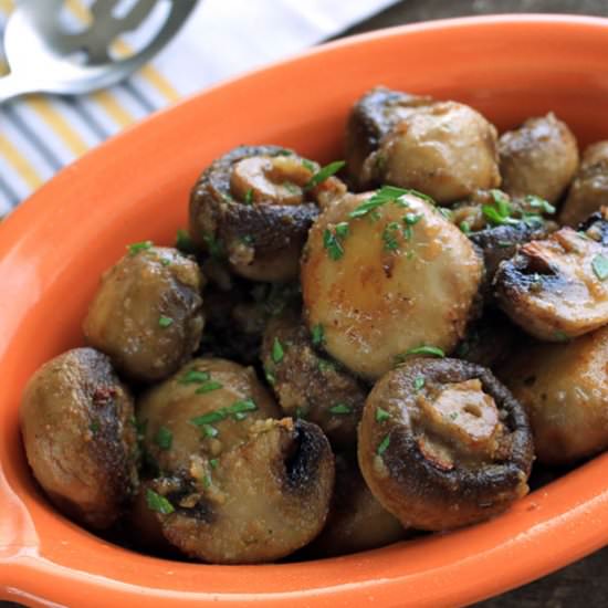 garlic butter mushrooms