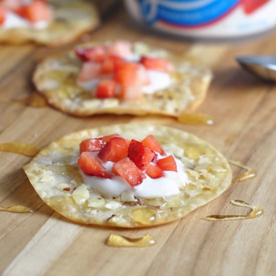 Sugared Wonton Crackers