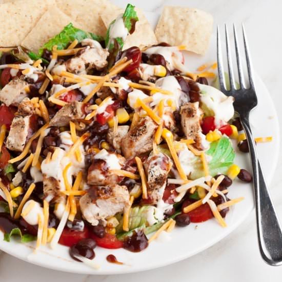 BBQ Ranch Chopped Chicken Salad