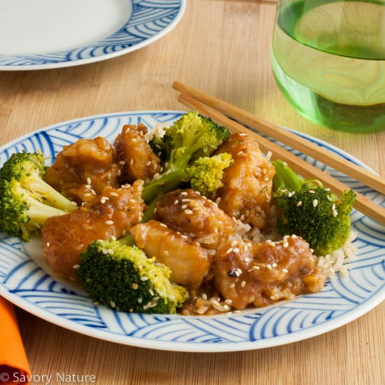 Gluten Free Orange Sesame Chicken