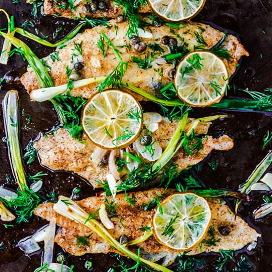 Baked Sole Fillet