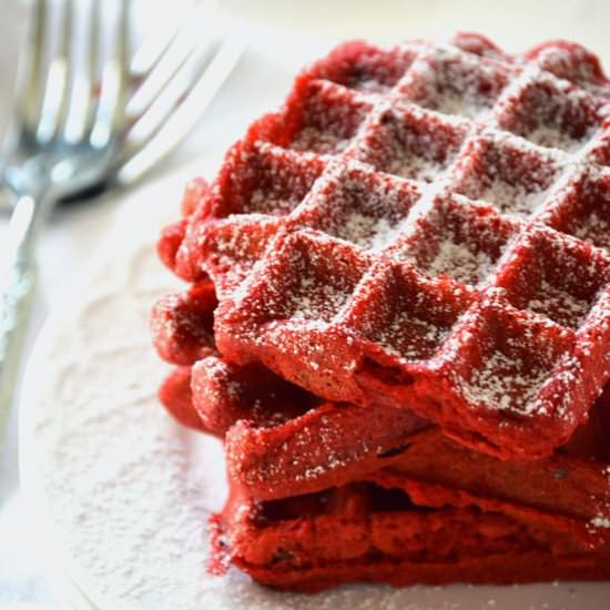 Red Velvet Waffles