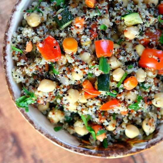 Roasted Vegetable Quinoa