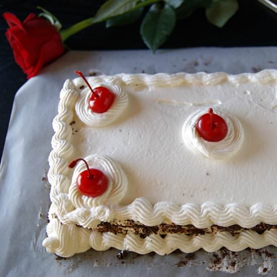 Eggless Black Forest Cake