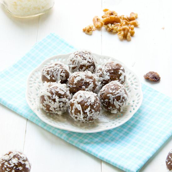 Date Cherry Protein Energy Balls
