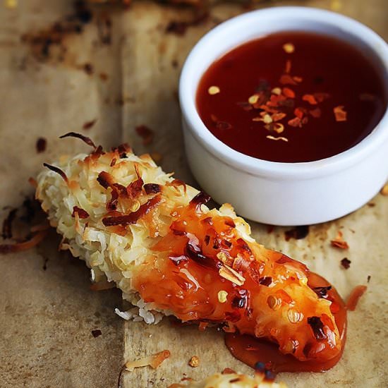Baked Coconut Chicken Strips