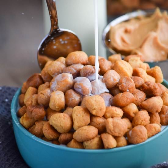 Peanut Butter Crunch Cereal Puffs