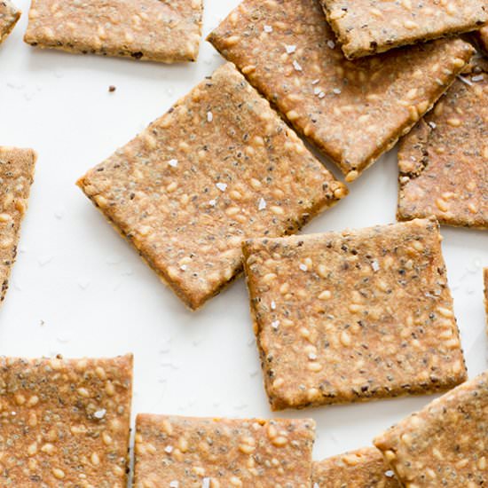 Gluten-Free Super Seed Crackers