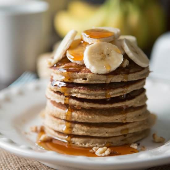 Banana Protein Pancakes